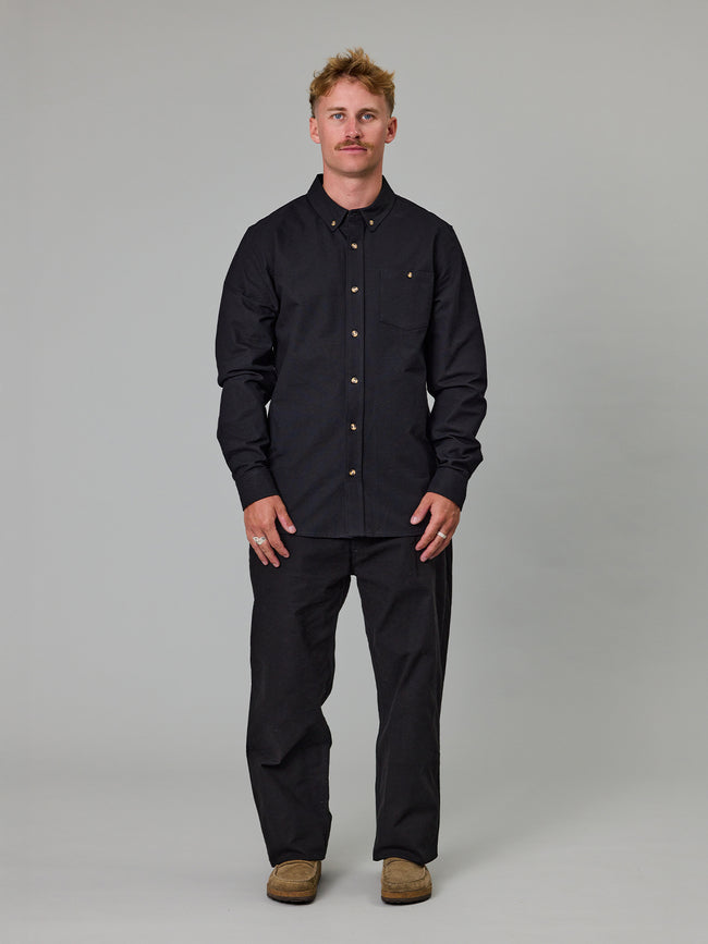 Anchorage Shirt - Black-Just Another Fisherman-P&amp;K The General Store