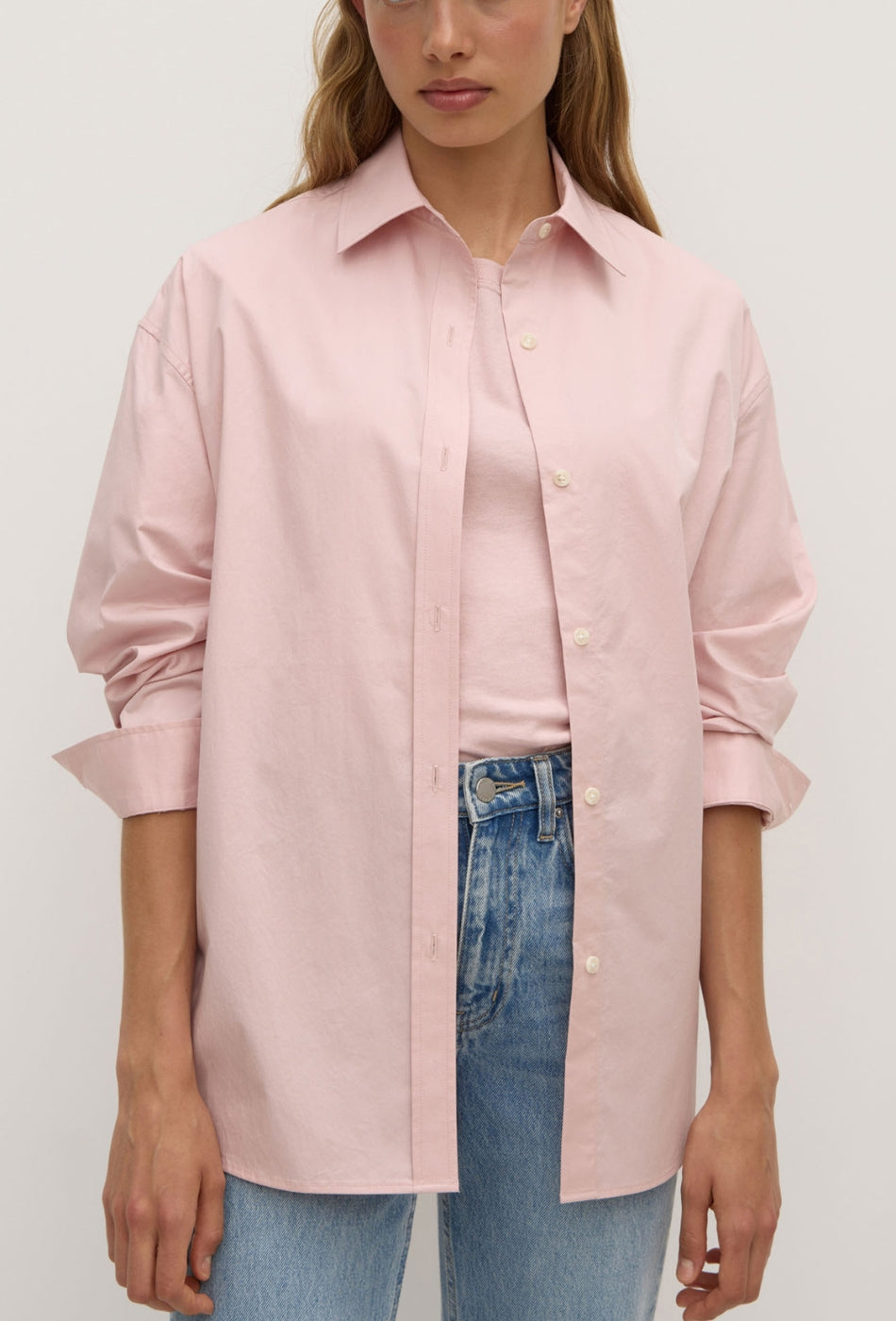 Marigold Poplin Long Sleeve Shirt - Frosted Rose-ASSEMBLY LABEL-P&K The General Store