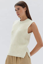 Load image into Gallery viewer, Sienna Knit Tank - Cream-ASSEMBLY LABEL-P&amp;K The General Store
