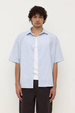 Load image into Gallery viewer, Aron Poplin Stripe SS Shirt - Blue/White-ASSEMBLY LABEL-P&amp;K The General Store
