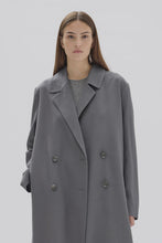 Load image into Gallery viewer, Kirby Twill Trench - Dark Ash-ASSEMBLY LABEL-P&amp;K The General Store
