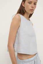 Load image into Gallery viewer, Estelle Linen Top - Cloud-ASSEMBLY LABEL-P&amp;K The General Store

