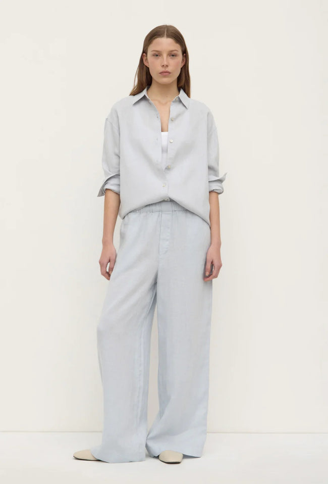 Everyday Linen Pant - Cloud-ASSEMBLY LABEL-P&amp;K The General Store
