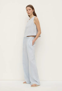 Everyday Linen Pant - Cloud-ASSEMBLY LABEL-P&amp;K The General Store