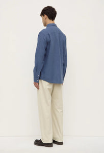 Everyday LS Linen Shirt - Ocean-ASSEMBLY LABEL-P&amp;K The General Store