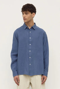 Everyday LS Linen Shirt - Ocean-ASSEMBLY LABEL-P&amp;K The General Store