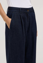Load image into Gallery viewer, Keira Recycled Pleat Front Denim Pant - Deep Indigo-ASSEMBLY LABEL-P&amp;K The General Store
