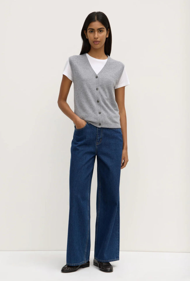 Lara Cashmere Knit Tank - Grey Marle-ASSEMBLY LABEL-P&amp;K The General Store