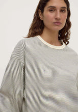 Load image into Gallery viewer, Malone Stripe Cropped Long Sleeve Top - Black/ Cream-ASSEMBLY LABEL-P&amp;K The General Store
