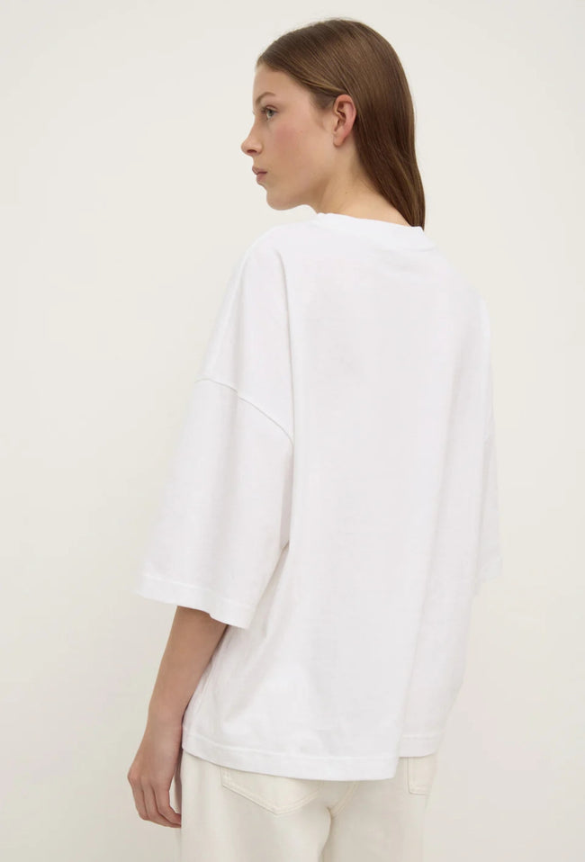 Max Oversized Cotton Tee - White-ASSEMBLY LABEL-P&amp;K The General Store