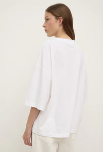 Max Oversized Cotton Tee - White-ASSEMBLY LABEL-P&amp;K The General Store