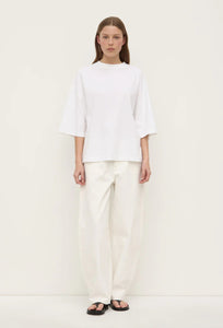 Max Oversized Cotton Tee - White-ASSEMBLY LABEL-P&amp;K The General Store
