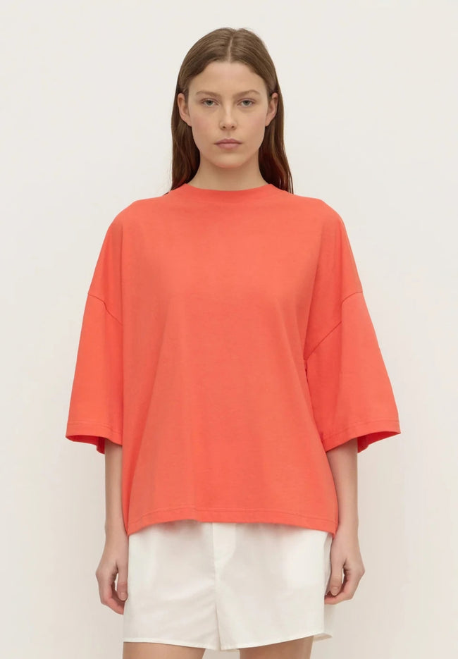 Max Cotton Oversized Tee - Dahlia-ASSEMBLY LABEL-P&amp;K The General Store
