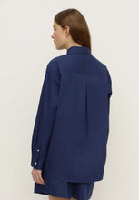 Load image into Gallery viewer, Micha Poplin Long Sleeve Shirt - Imperial Blue-ASSEMBLY LABEL-P&amp;K The General Store

