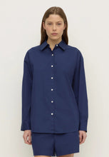 Load image into Gallery viewer, Micha Poplin Long Sleeve Shirt - Imperial Blue-ASSEMBLY LABEL-P&amp;K The General Store
