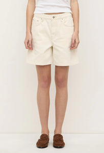 Mid Rise Vintage Denim Short - Ecru-ASSEMBLY LABEL-P&amp;K The General Store