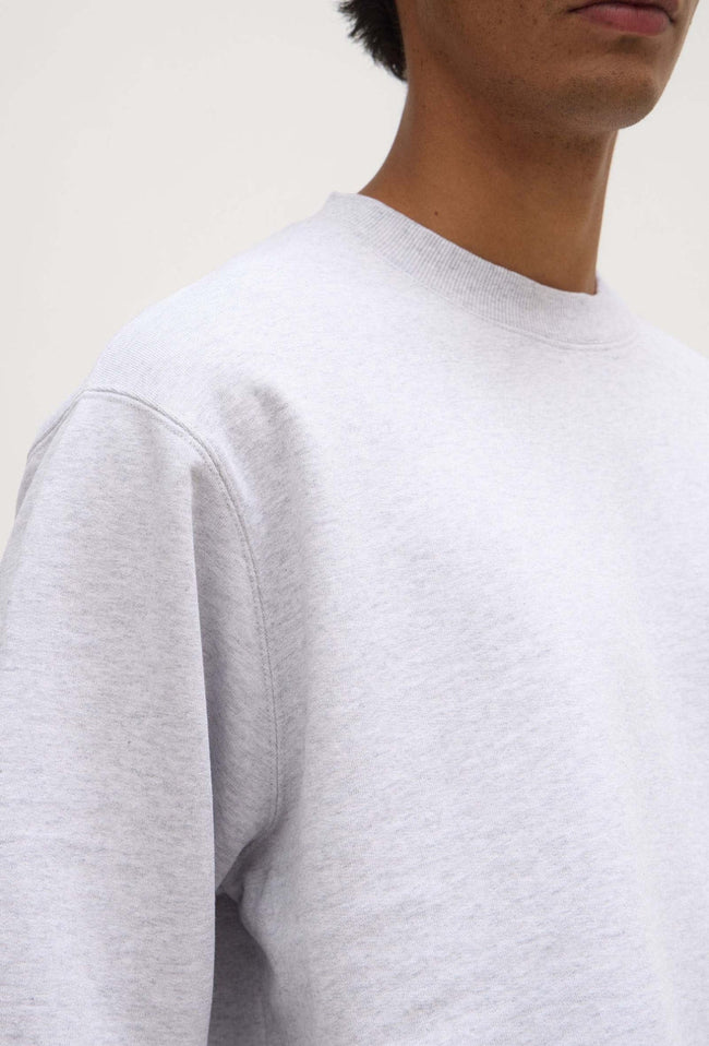 Weekender Crew - Heather Grey-ASSEMBLY LABEL-P&amp;K The General Store