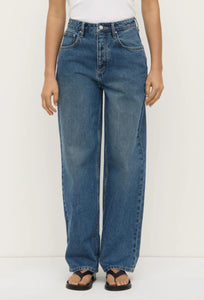 Women's Oversized High Rise Jean - Dark Indigo-ASSEMBLY LABEL-P&amp;K The General Store