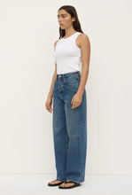 Load image into Gallery viewer, Women&#39;s Oversized High Rise Jean - Dark Indigo-ASSEMBLY LABEL-P&amp;K The General Store
