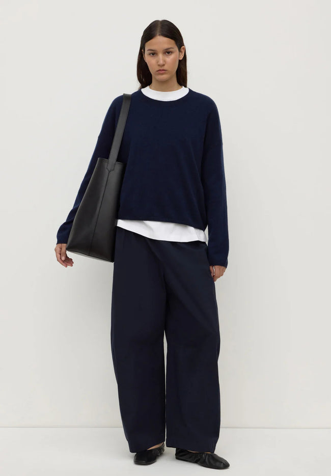 Lola Barrel Pant - Navy-ASSEMBLY LABEL-P&amp;K The General Store