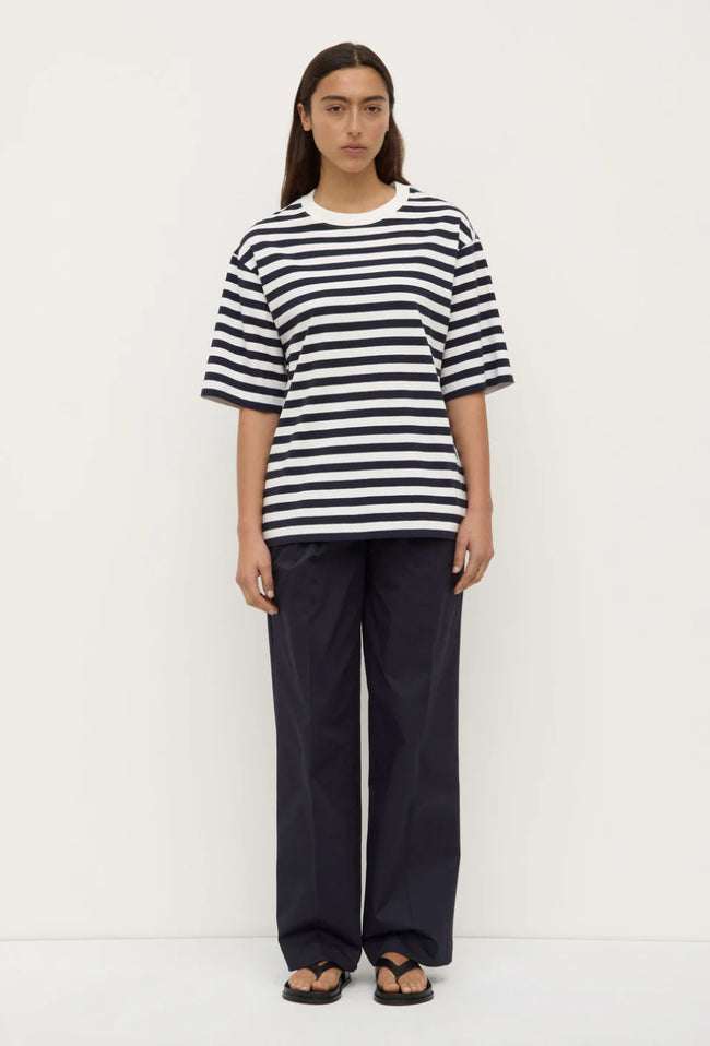 Monte Stripe Tee - Navy/White-ASSEMBLY LABEL-P&amp;K The General Store