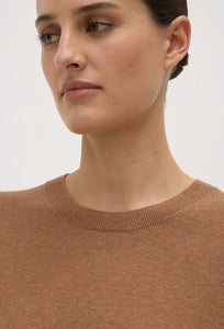 Vanya Cotton Cashmere Boxy Knit - Bronze-ASSEMBLY LABEL-P&amp;K The General Store