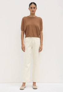 Vanya Cotton Cashmere Boxy Knit - Bronze-ASSEMBLY LABEL-P&amp;K The General Store