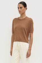Load image into Gallery viewer, Vanya Cotton Cashmere Boxy Knit - Bronze-ASSEMBLY LABEL-P&amp;K The General Store
