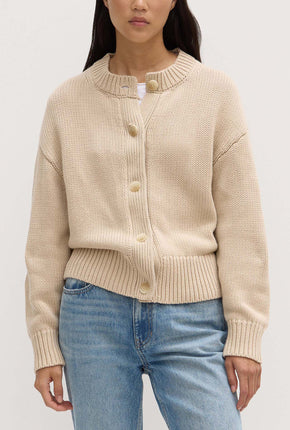 Ava Knit Cardigan - (Natural)-ASSEMBLY LABEL-P&amp;K The General Store