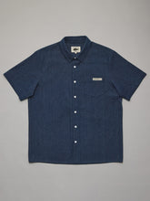 Load image into Gallery viewer, Ballast SS Shirt - Stripe Denim-Just Another Fisherman-P&amp;K The General Store
