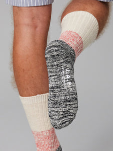Port Sock - Beige/Cinnabar/Black-Just Another Fisherman-P&amp;K The General Store