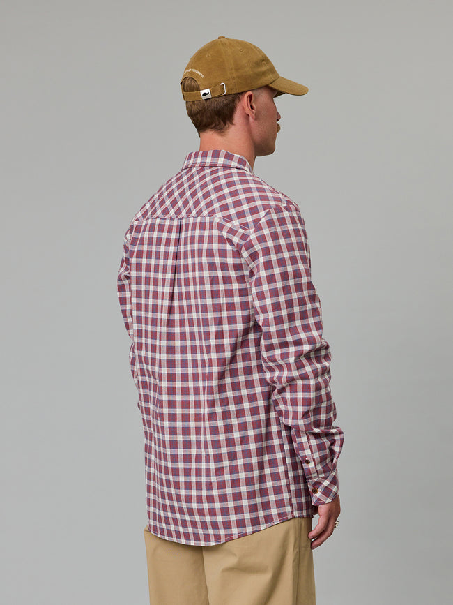 Boatyard Shirt - Russet Check-Just Another Fisherman-P&amp;K The General Store