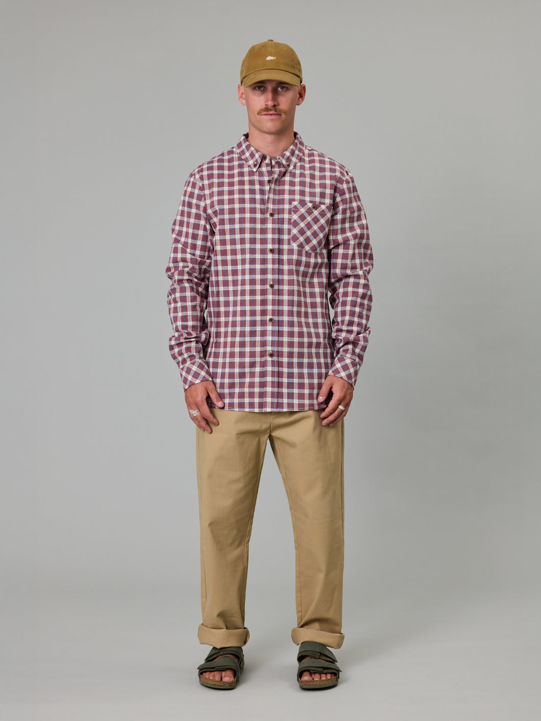 Boatyard Shirt - Russet Check-Just Another Fisherman-P&K The General Store