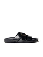 Load image into Gallery viewer, Buckle Strap Slide - Black-LA TRIBE-P&amp;K The General Store
