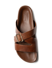 Load image into Gallery viewer, Buckle Strap Slide - Cognac-LA TRIBE-P&amp;K The General Store
