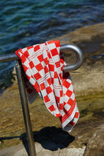 Load image into Gallery viewer, Busby Pool Towel - Cloud &amp; Ranch Red-BAINA-P&amp;K The General Store
