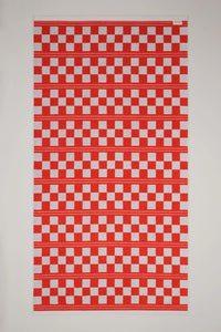 Busby Pool Towel - Cloud & Ranch Red-BAINA-P&amp;K The General Store