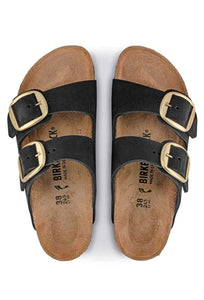 Arizona Big Buckle Nubuck - Black-BIRKENSTOCK-P&amp;K The General Store