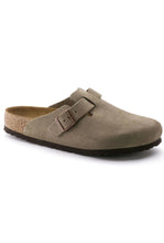 Load image into Gallery viewer, Boston Suede Soft Footbed - Taupe - Regular-BIRKENSTOCK-P&amp;K The General Store
