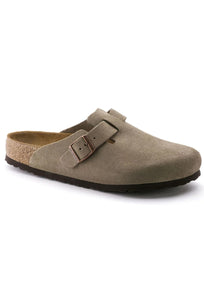 Boston Suede Soft Footbed - Taupe - Regular-BIRKENSTOCK-P&amp;K The General Store