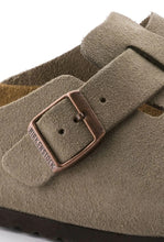 Load image into Gallery viewer, Boston Suede Soft Footbed - Taupe - Regular-BIRKENSTOCK-P&amp;K The General Store
