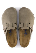 Load image into Gallery viewer, Boston Suede Soft Footbed - Taupe - Regular-BIRKENSTOCK-P&amp;K The General Store
