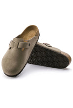 Load image into Gallery viewer, Boston Suede Soft Footbed - Taupe - Regular-BIRKENSTOCK-P&amp;K The General Store
