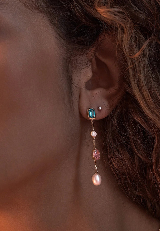 You Are Infinite Drop Chain Earrings-BY CHARLOTTE-P&amp;K The General Store