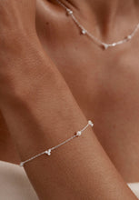 Load image into Gallery viewer, Moonlit Bloom Pearl Bracelet - Silver-BY CHARLOTTE-P&amp;K The General Store

