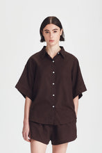 Load image into Gallery viewer, Womens Boyfriend Shirt - Cocoa-COMMONERS-P&amp;K The General Store
