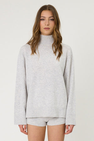 Cilla Knit - Grey Marle-REMAIN-P&amp;K The General Store