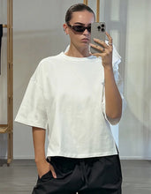 Load image into Gallery viewer, Womens Heavy Boxy Tee - White-COMMONERS-P&amp;K The General Store
