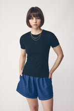 Load image into Gallery viewer, Base Rib SS Tee - Black-COMMONERS-P&amp;K The General Store
