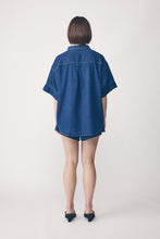 Load image into Gallery viewer, Women's Boyfriend Shirt - Dark Chambray-COMMONERS-P&amp;K The General Store
